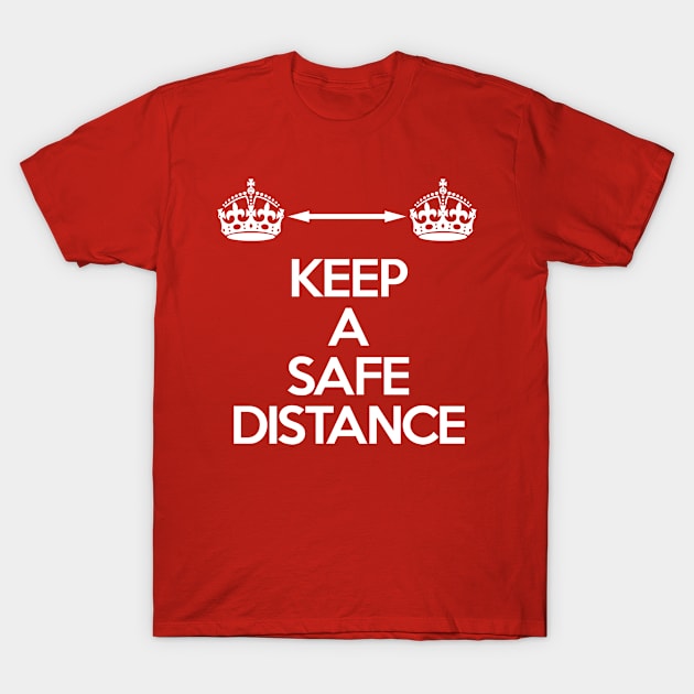 Social Distancing in Keep Calm Style T-Shirt by NVDesigns